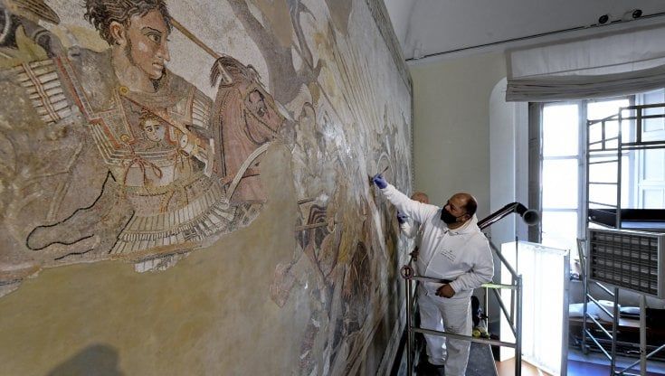 Il Mosaico di Alessandro, ecco i particolari del capolavoro dell’arte antica