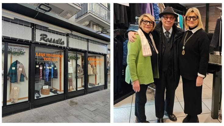 Bari, dopo 50 anni chiude la boutique Rossella in corso Sonnino. “I figli hanno scelto altre strade”