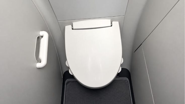 Porta del bagno si blocca in volo: passeggera rimane prigioniera in mezzo metro quadro