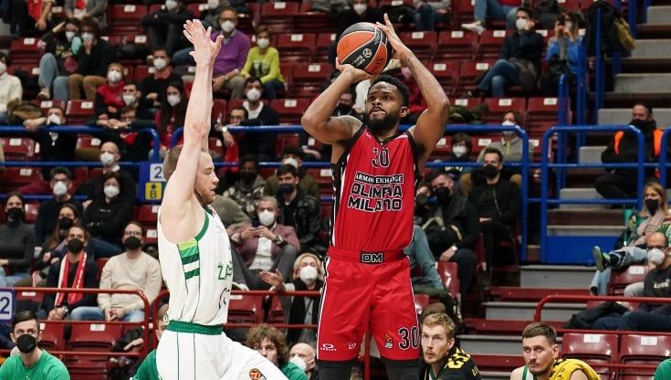 Basket: Milano non brilla ma batte lo Zalgiris, quarta vittoria consecutiva in Eurolega