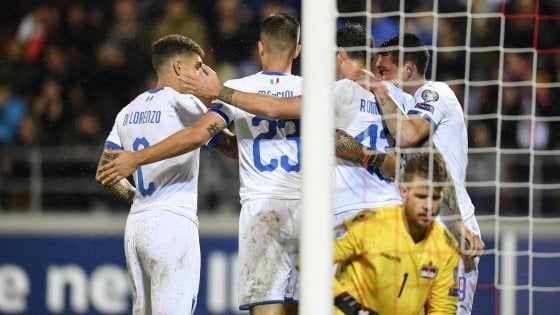 Liechtenstein-Italia 0-5: Mancini eguaglia il record di vittorie consecutive di Pozzo