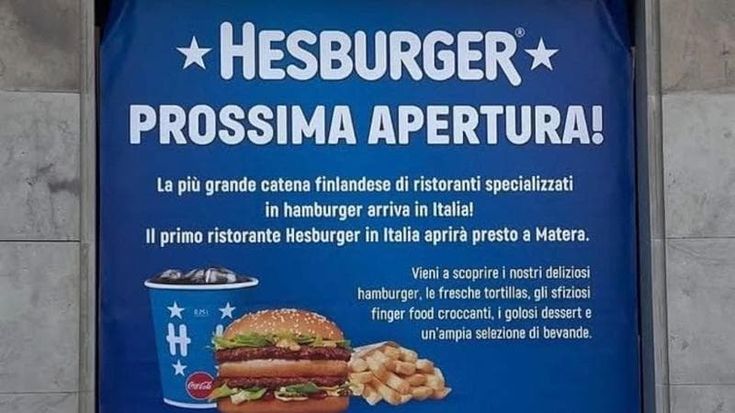 A Matera dopo McDonald’s arriva dalla Finlandia il colosso del fast food nordico. La città si divide