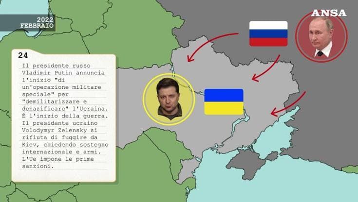 Trenta mesi di guerra in Ucraina: cos'è successo dall'invasione russa ad oggi