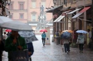 Allerta meteo in tutta l'Emilia<br />per piogge e fiumi in piena