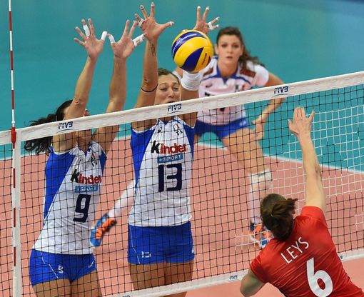 Mondiali Volley, Italia-Belgio 3-0:<br />le azzurre verso la fase finale
