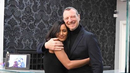 Sanremo 2020, Rula Jebreal all'Ariston per le prove con Amadeus