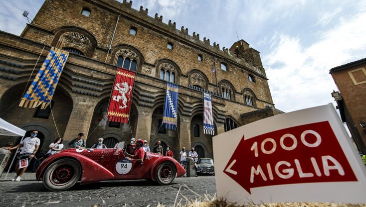 Mille Miglia a Roma, è festa