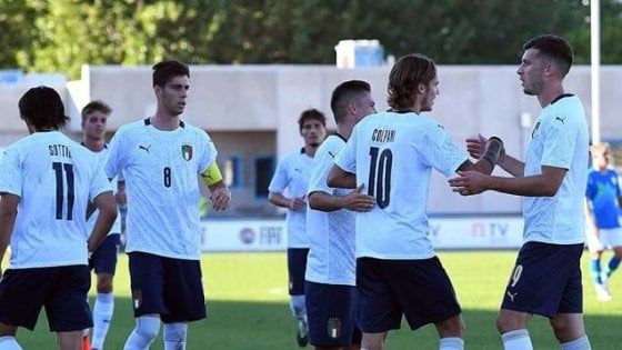 Under 21, Italia nel segno dei debuttanti: 2-1 alla Slovenia