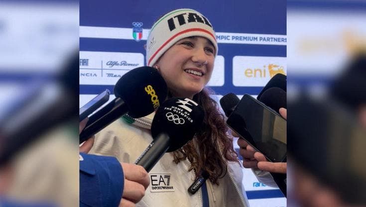 Olimpiadi, la festa di Flora Tabanelli tra Tomba e Brignone: “Ma tra due settimane mi opero”