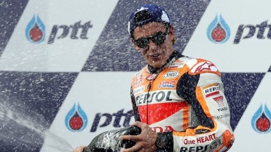 MotoGp, Thailandia: Marquez vince, mondiale ad un passo. Dovizioso secondo, Rossi 4°