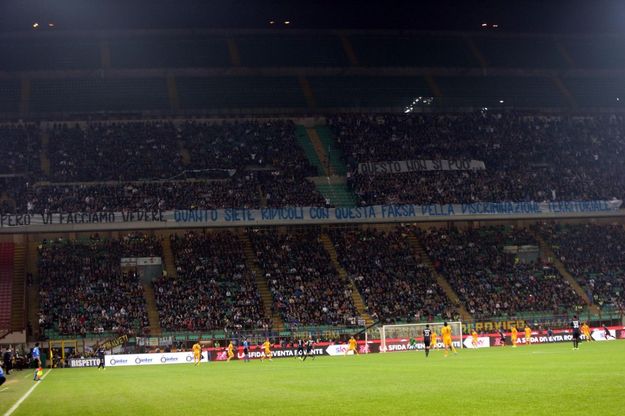 Razzismo, protesta curva Inter