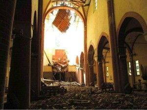 Mirandola in ginocchio dopo il sisma <br />tra macerie e danni alle imprese