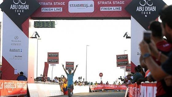 Tour di Abu Dhabi: assolo di Kangert, sua anche la maglia rossa