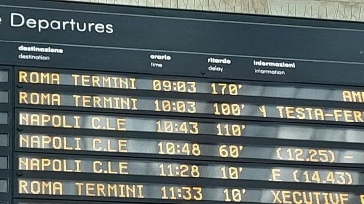 Treni, di nuovo caos a Santa Maria Novella per un guasto sulla linea Firenze-Livorno