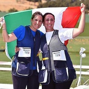 Skeet, doppietta azzurra: Bacosi d'oro, argento alla Cainero