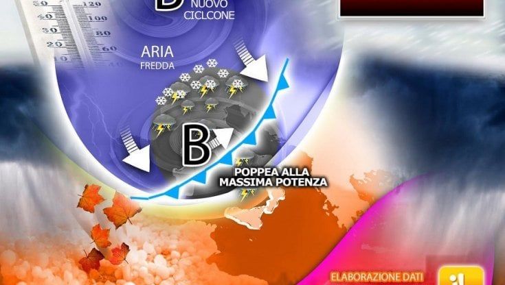 Previsioni meteo, Poppea porta l'autunno in Italia: fino al weekend piogge e tanta neve sulle Alpi