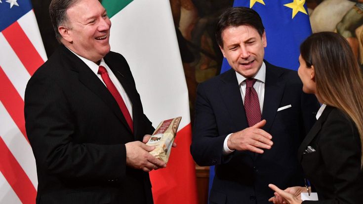 Roma chiede a Pompeo aiuto su Libia e migranti. E sui dazi linea morbida