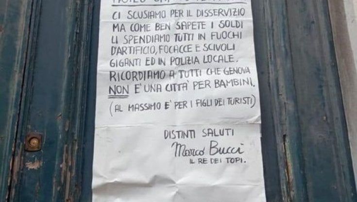 Topi nell'asilo a Genova, bambini ospitati temporaneamente in un vicino istituto