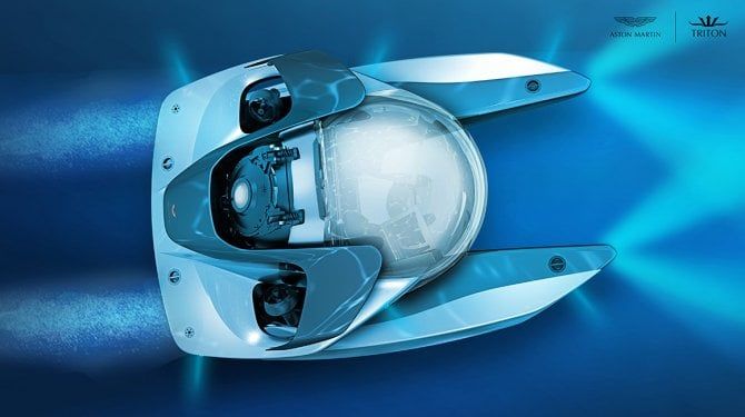 Aston Martin Triton Submarines, la prossima "auto" di 007