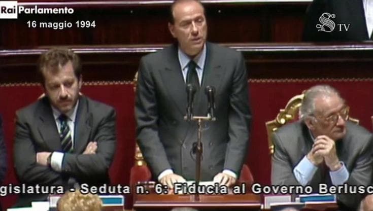 Il primo discorso in Aula del 1994 e l'ultimo del 2022: il videotributo del Senato a Silvio Berlusconi