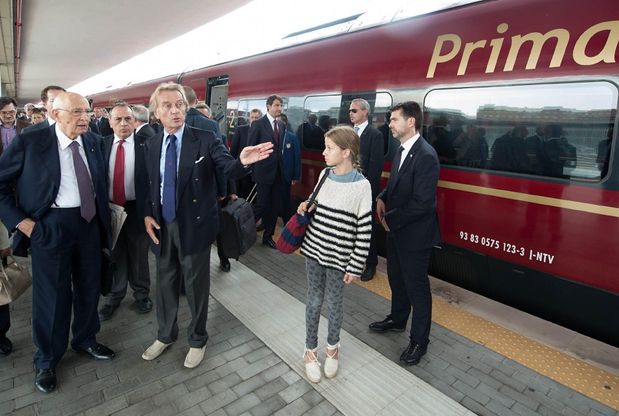 Napolitano viaggia su Italo