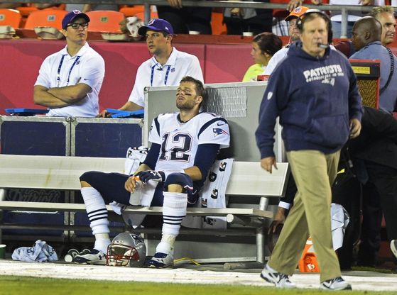Nfl, Brady, notte da incubo