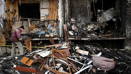 Kiev sotto i colpi di Mosca: le immagini dell'attacco russo in città
