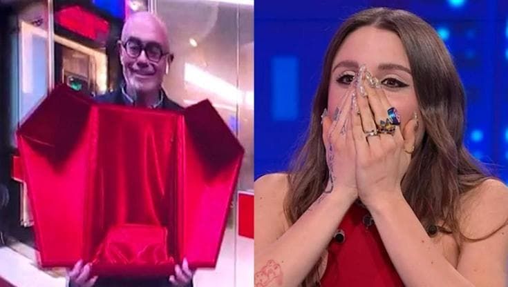 Angelina Mango ritrova la scatola del premio di Sanremo: ecco dov'era finita