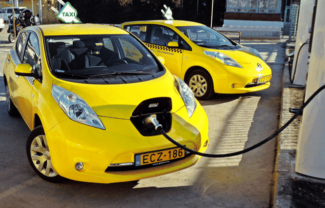 Taxi 100% elettrici in Europa, Nissan in pole position