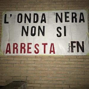 Ozzano, provocazione di Forza Nuova: "L'Onda nera non si arresta"