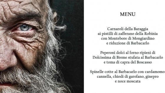 La degustazione dei vini pregiati di Lino Maga è riservata ai clochard