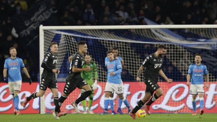 Napoli-Empoli 0-1: scivolone degli azzurri, decide Cutrone