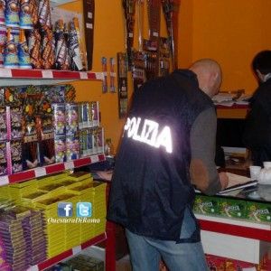 Roma, sequestrati 200 chili di fuochi d'artificio illegali