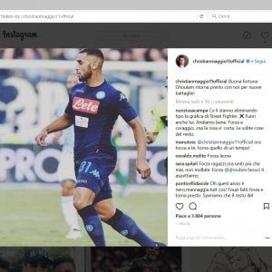 Napoli, i messaggi dei compagni di squadra per Ghoulam: "Tornerai più forte di prima"
