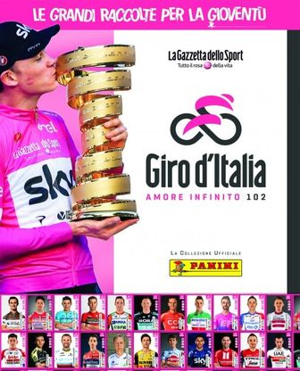 Ciclismo, il Giro d'Italia in figurina: arriva la collezione Panini