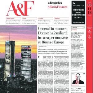 A&F, il piano Generali: obiettivo crescita in Europa e Russia