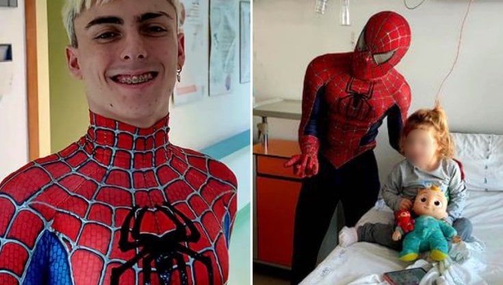 "Ho una malformazione congenita rara ma per i piccoli ricoverati sono solo Spider-Man": Francesco a 19 anni è 'in missione' negli ospedali