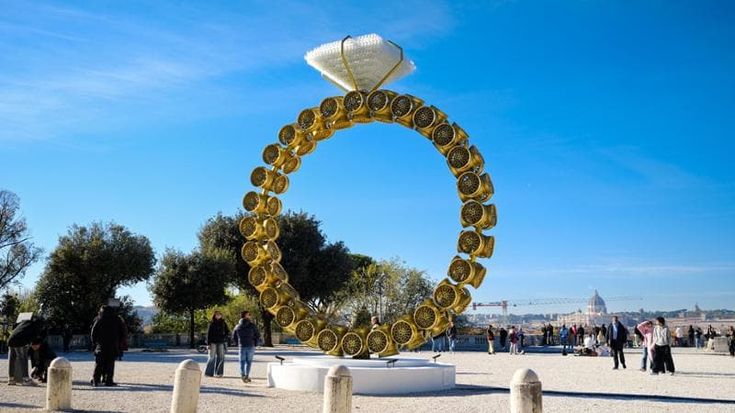 Al Pincio spunta il “Solitário” di Vasconcelos: anello di sei metri con diamante