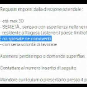 Ragusa, parla la titolare del negozio di caramelle: "Mi scuso se l'annuncio sulla commessa ha offeso qualcuno"