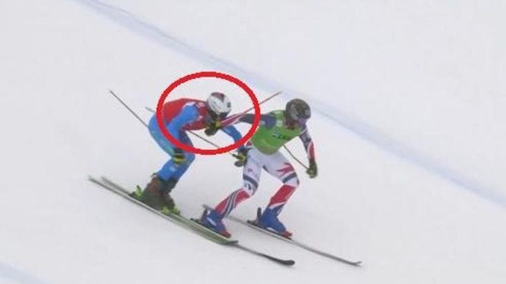 Pugno in pista all’oro olimpico Deromedis: l’avversario lo colpisce e non viene squalificato