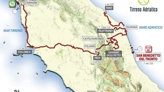 Ciclismo, Tirreno-Adriatico nel ricordo di Scarponi: un traguardo di tappa a Filottrano