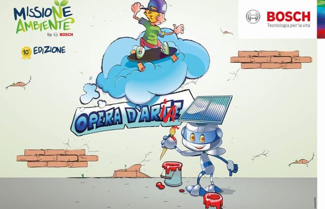 Bosch, Missione Ambiente finisce in un murale
