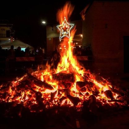 Fanoje a Capurso, il falò della tradizione di Natale