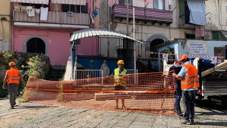 Castellammare, demolita la cappella votiva del clan