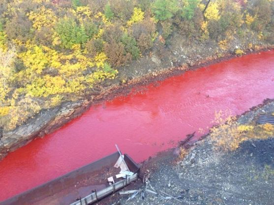 Russia, mistero sul fiume che cambia colore: il Daldykan diventa rosso