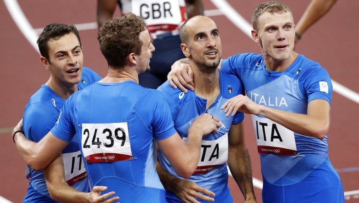 Gli azzurri della velocità vanno forte: 4x400 in finale con il record italiano