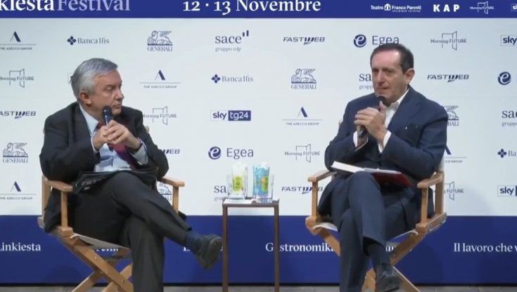 Linkiesta Festival, dialogo tra Molinari e Rocca: "Finché siamo in bilico meglio che Draghi stia al suo posto"