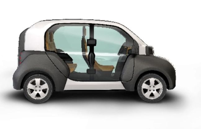 Il taxi elettrico con la batteria nel cassetto