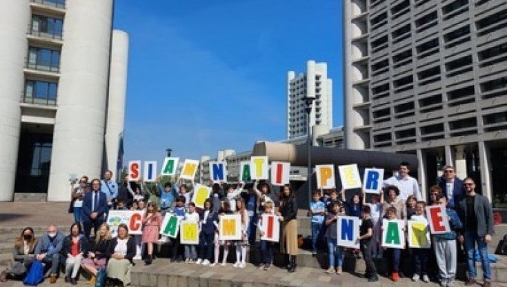 Mobilità, gli alunni di una scuola di Felegara i più sostenibili in regione negli spostamenti 