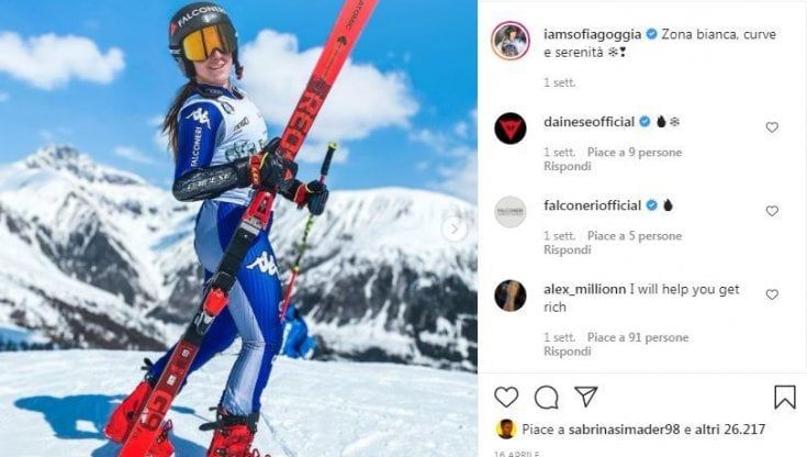 Sci, Sofia Goggia no limits: "Migliorare? Posso solo allenarmi con i maschi"